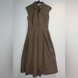 jean paul gaultier brown dots midi dress Dark Academia Outfits